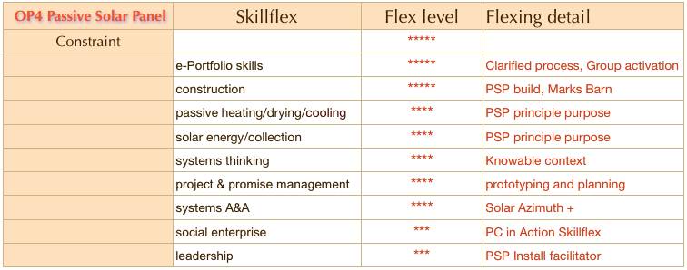 skillflex chart 