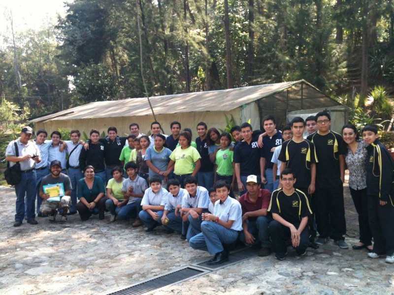 With students and workers in the Municipal Community Garden in Guatemala Citiy .jpg