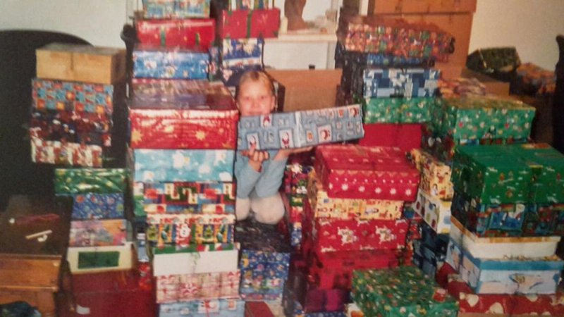 Christmas in the shoebox