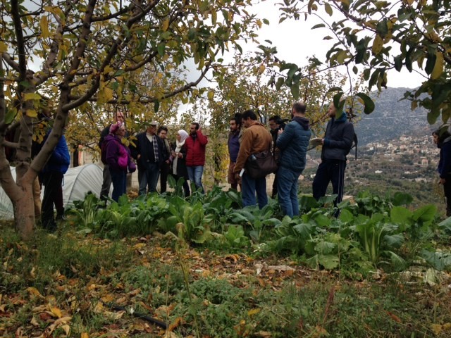 My colleague Ali and I taking part in the CSA learning Journey- Lebanon 2017